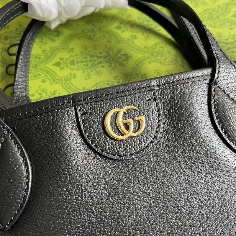 Gucci 739730 Ophidia Medium Tote Bag Black leather