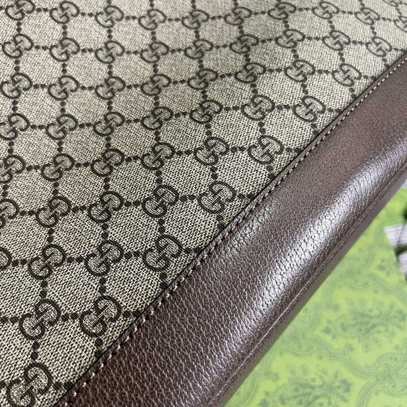 Gucci 739730 Ophidia Medium Tote Bag Brown canvas - Default Title - View 6