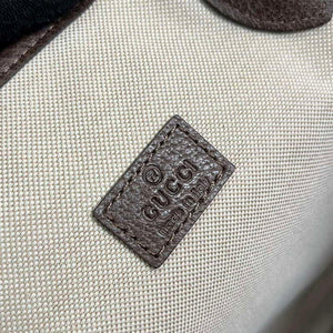 Gucci 739730 Ophidia Medium Tote Bag Brown canvas - Default Title - View 9