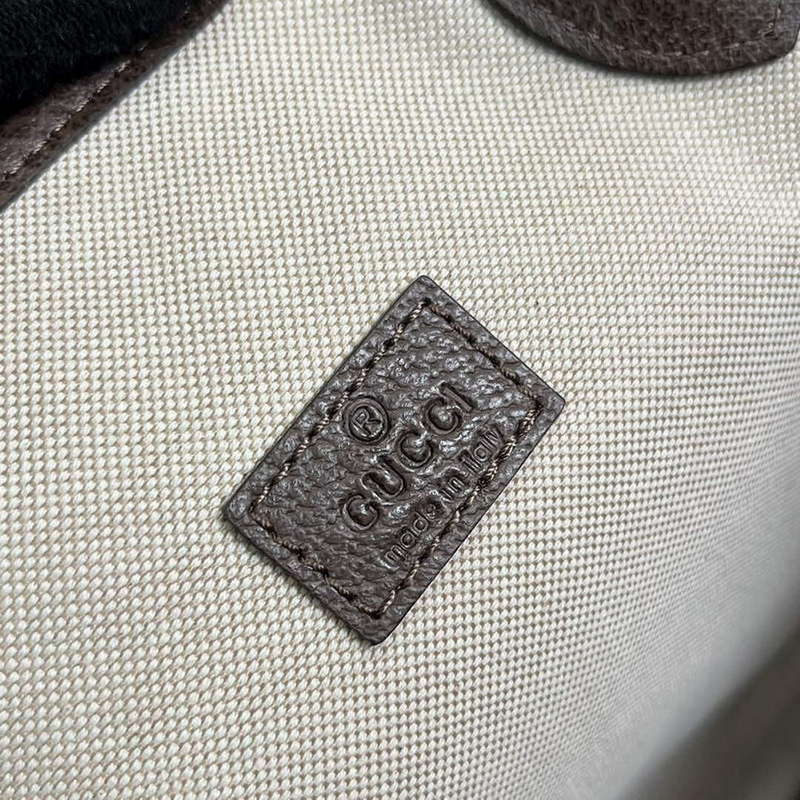 Gucci 739730 Ophidia Medium Tote Bag Brown canvas