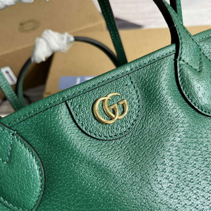 Gucci 739730 Ophidia Medium Tote Bag Green leather - Default Title - View 6
