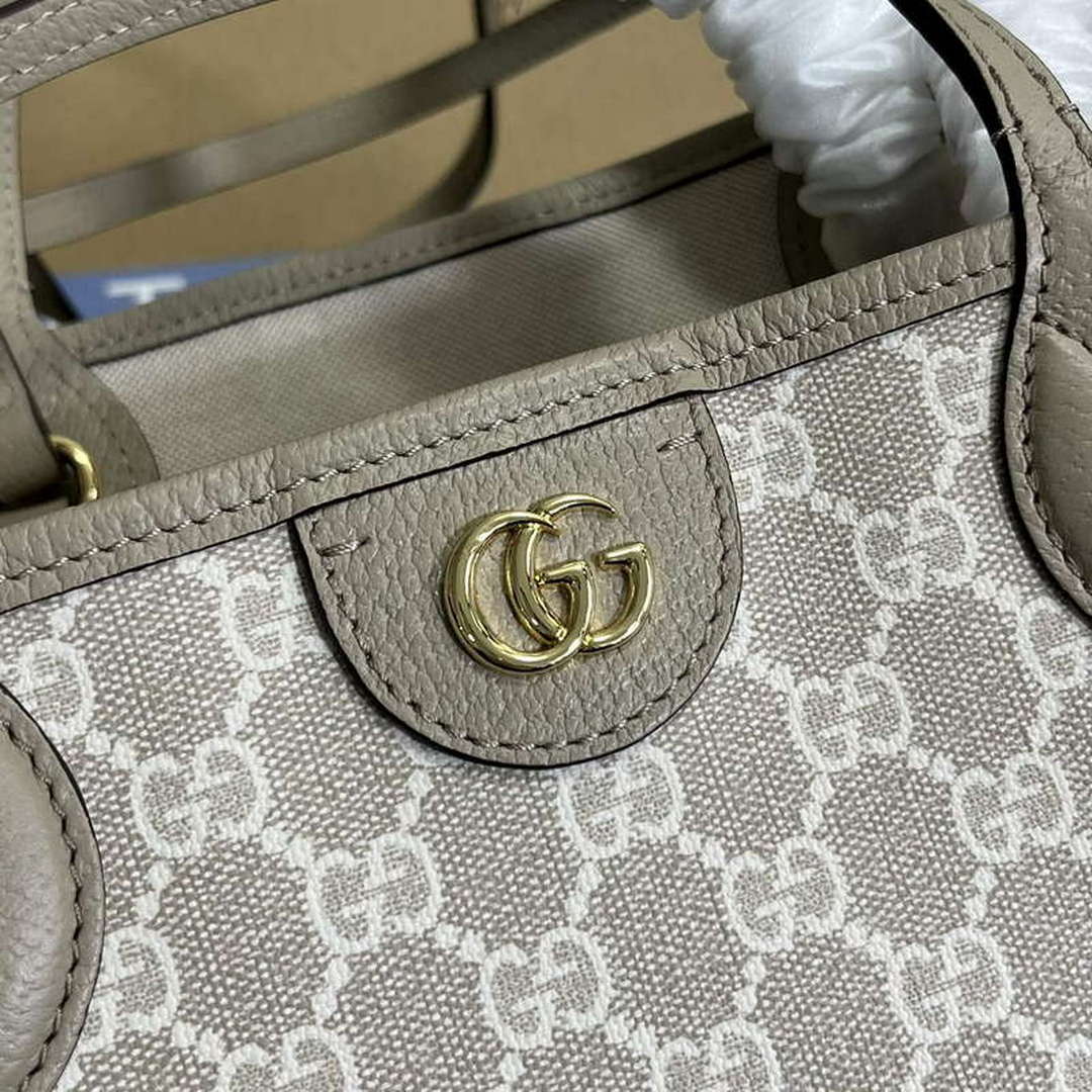Gucci 739730 Ophidia Medium Tote Bag Oatmeal canvas - Default Title - View 5