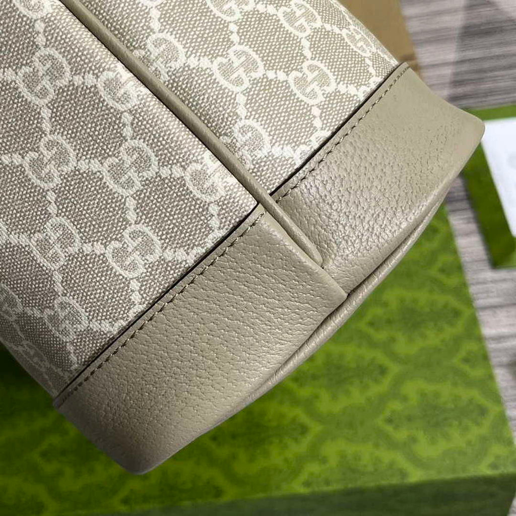 Gucci 739730 Ophidia Medium Tote Bag Oatmeal canvas