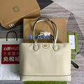 Gucci 739730 Ophidia Medium Tote Bag White leather - Default Title - View 1