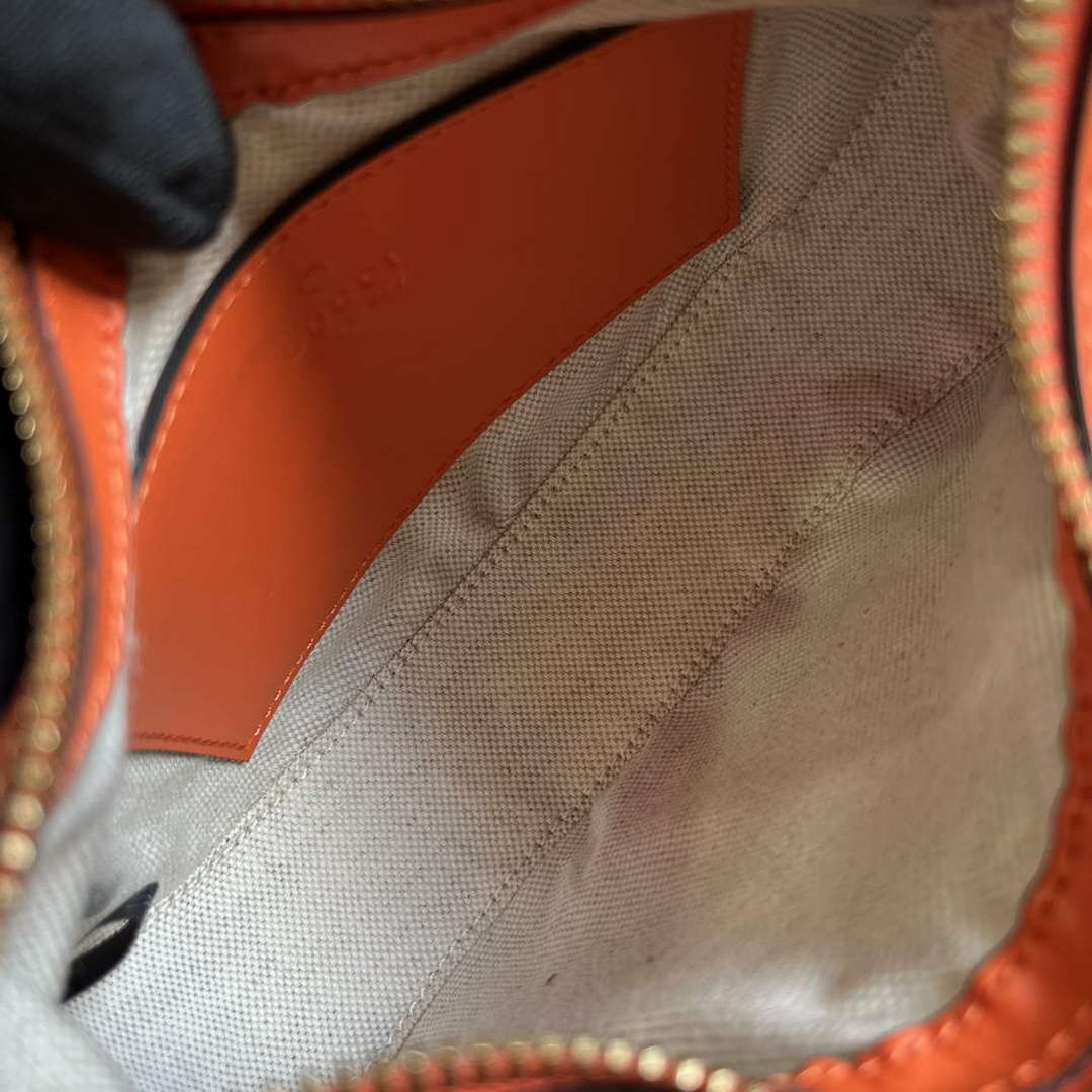 Gucci 739736 GG Matelass¨¦ Mini Bag Orange