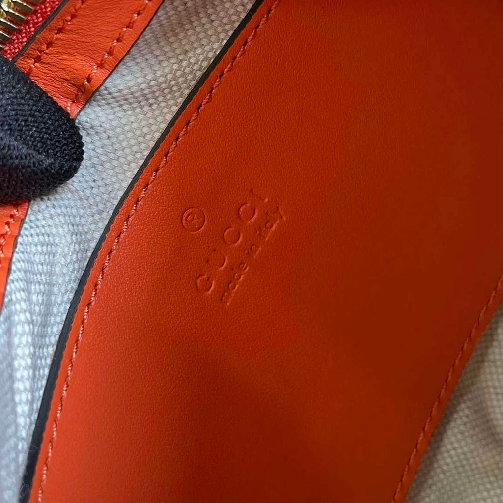 Gucci 739736 GG Matelass¨¦ Mini Bag Orange