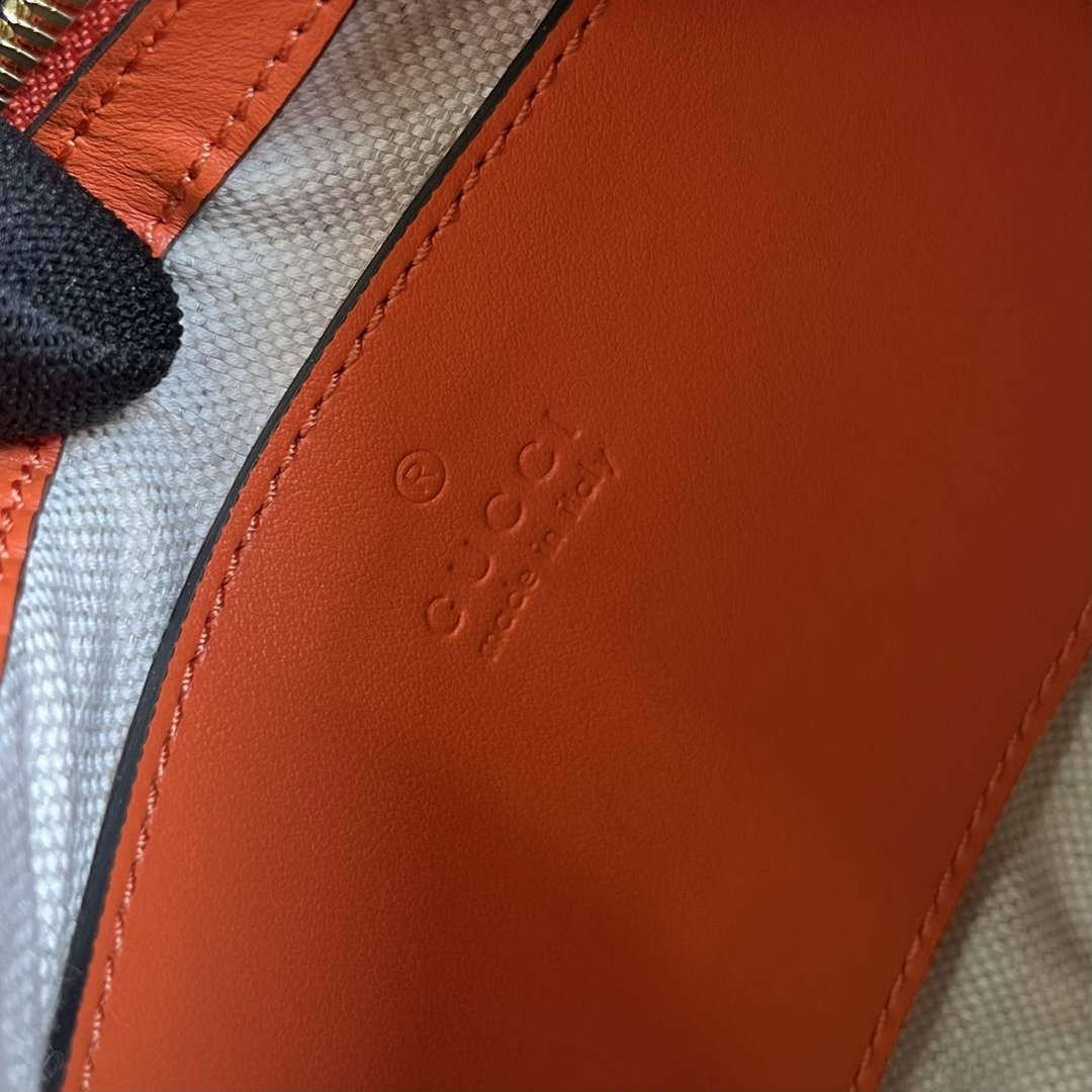 Gucci 739736 GG Matelass¨¦ Mini Bag Orange