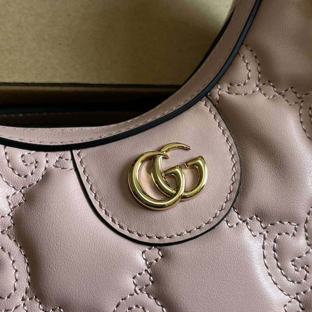 Gucci 739736 GG Matelass¨¦ Mini Bag Pink