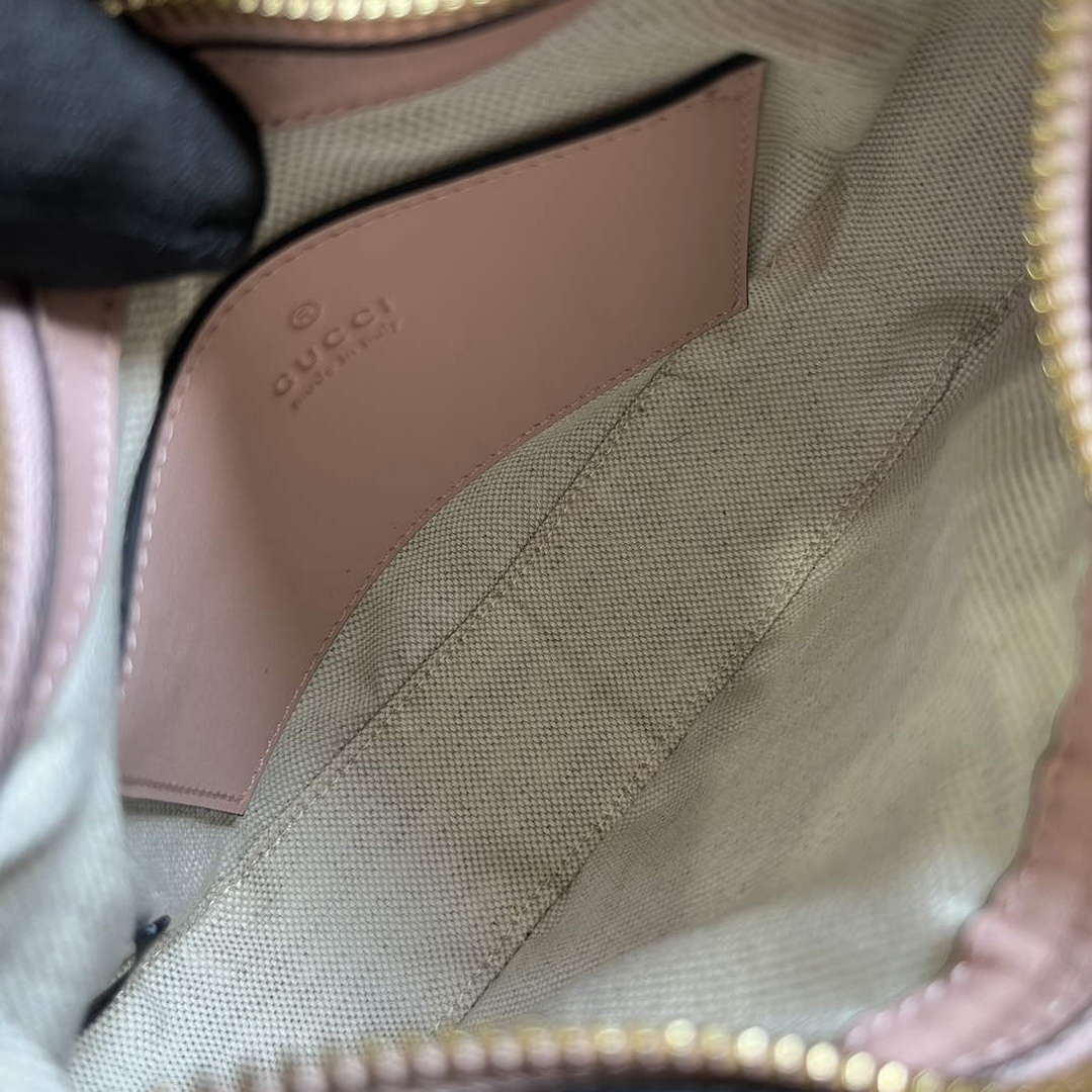 Gucci 739736 GG Matelass¨¦ Mini Bag Pink