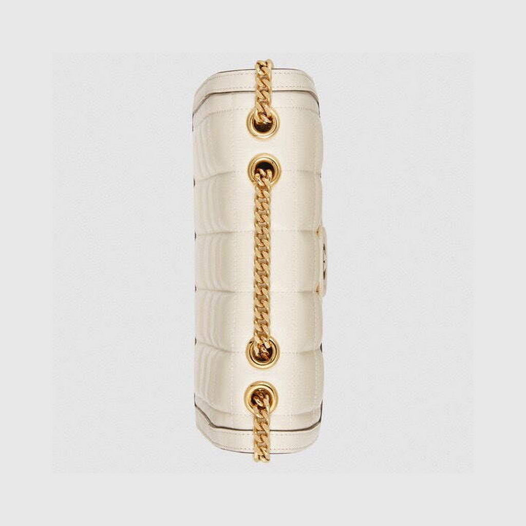 Gucci 740834 Gucci Deco Small Shoulder Bag Off white