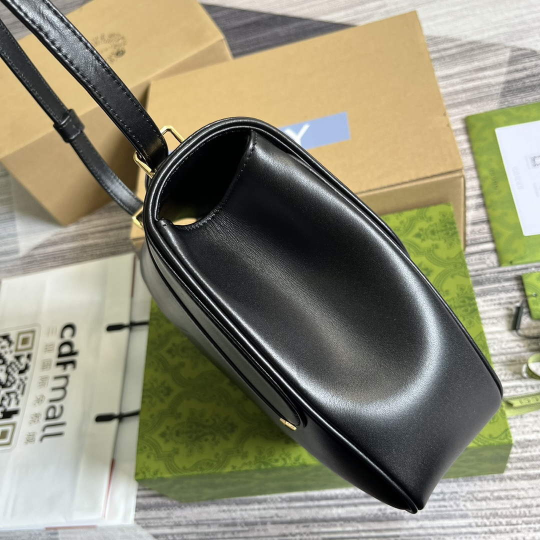 Gucci 740988 Equestrian inspired shoulder bag Black - Default Title - View 3