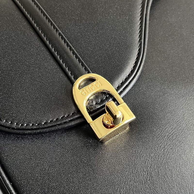 Gucci 740988 Equestrian inspired shoulder bag Black - Default Title - View 5