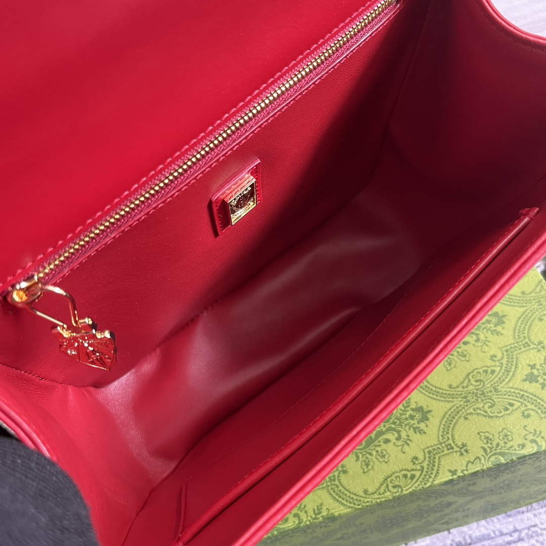 Gucci 740988 Equestrian inspired shoulder bag Blue and red - Default Title - View 9