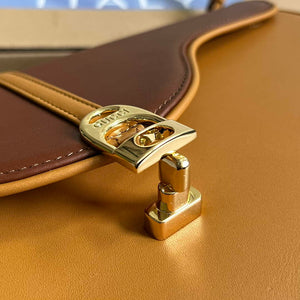 Gucci 740988 Equestrian inspired shoulder bag Cuir and brown - Default Title - View 7