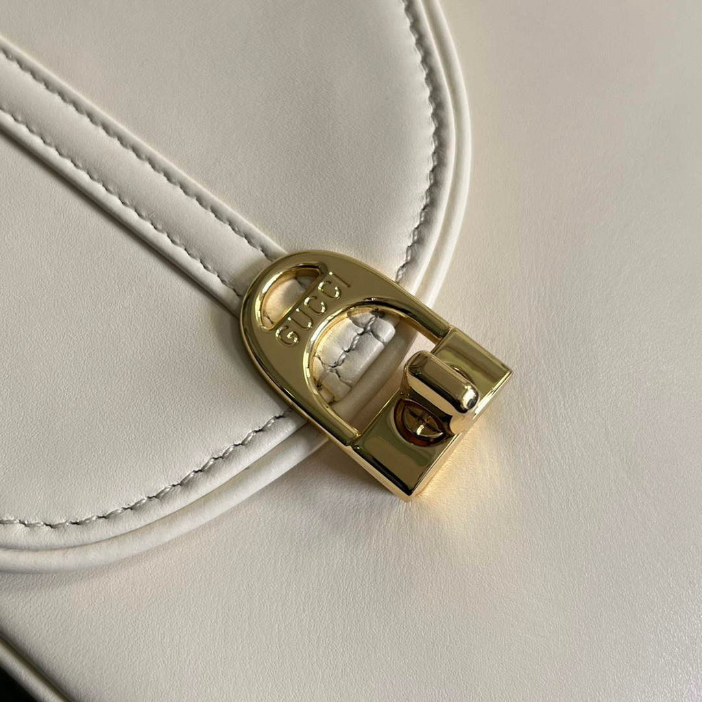 Gucci 740988 Equestrian inspired shoulder bag White