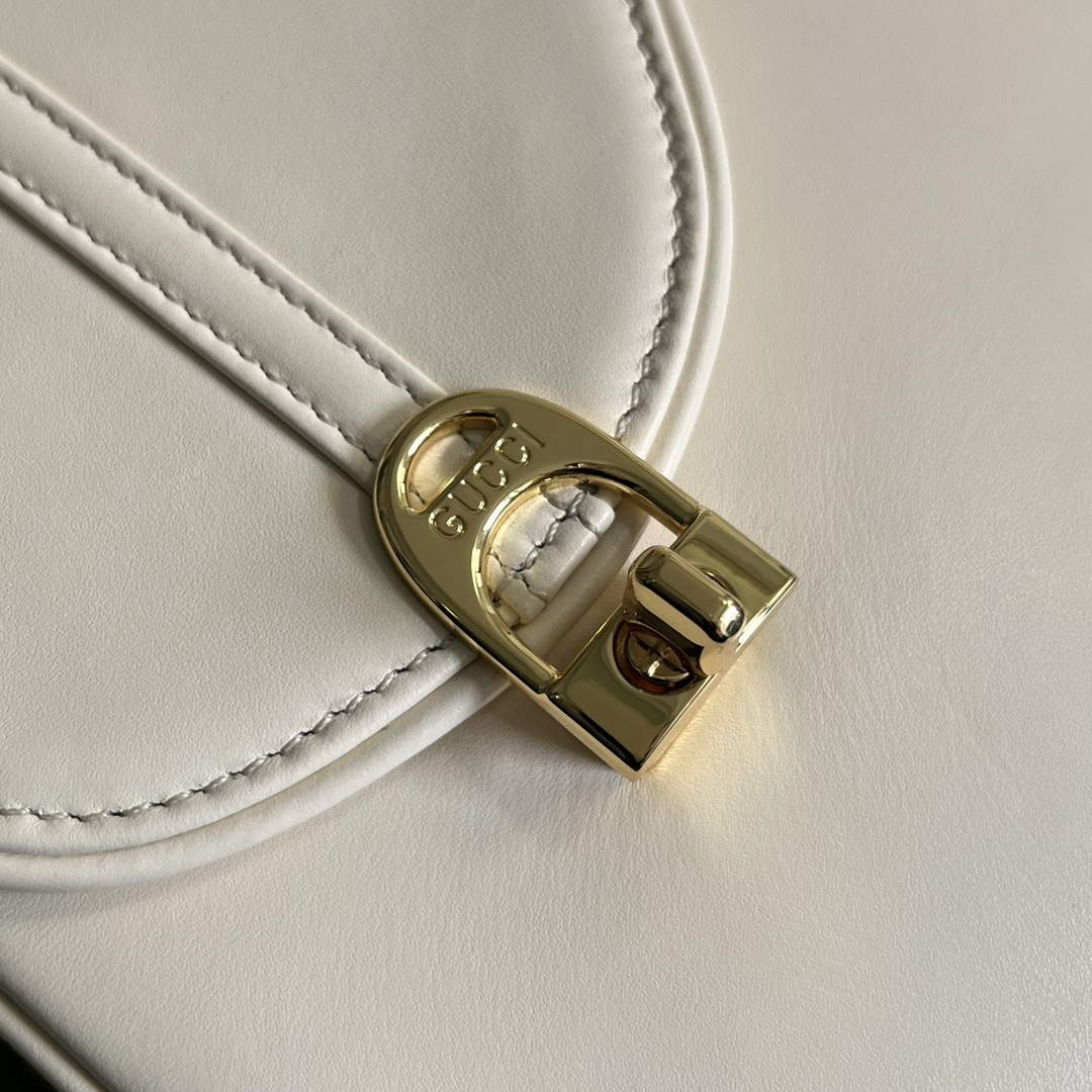 Gucci 740988 Equestrian inspired shoulder bag White