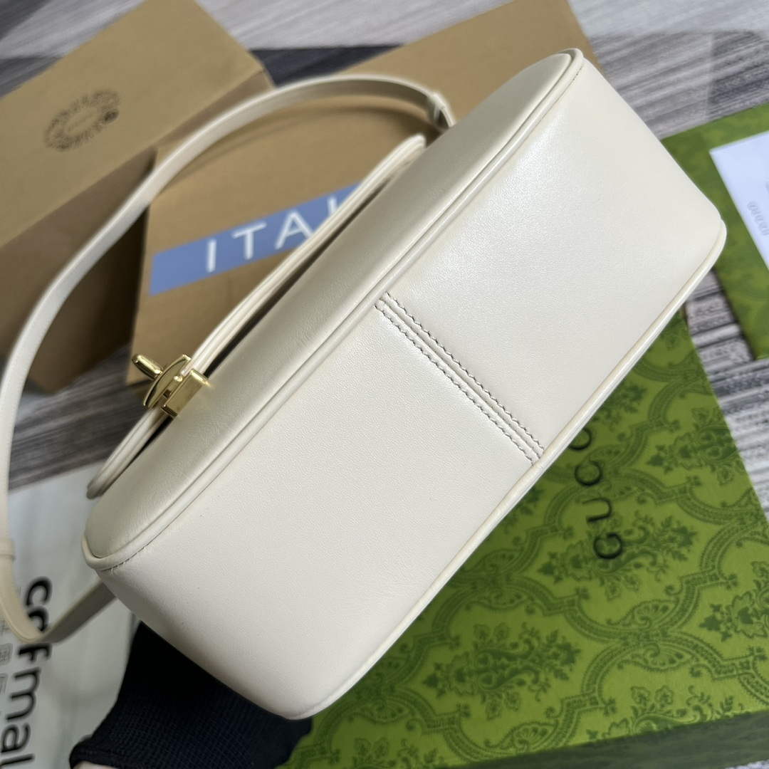 Gucci 740988 Equestrian inspired shoulder bag White - Default Title - View 6