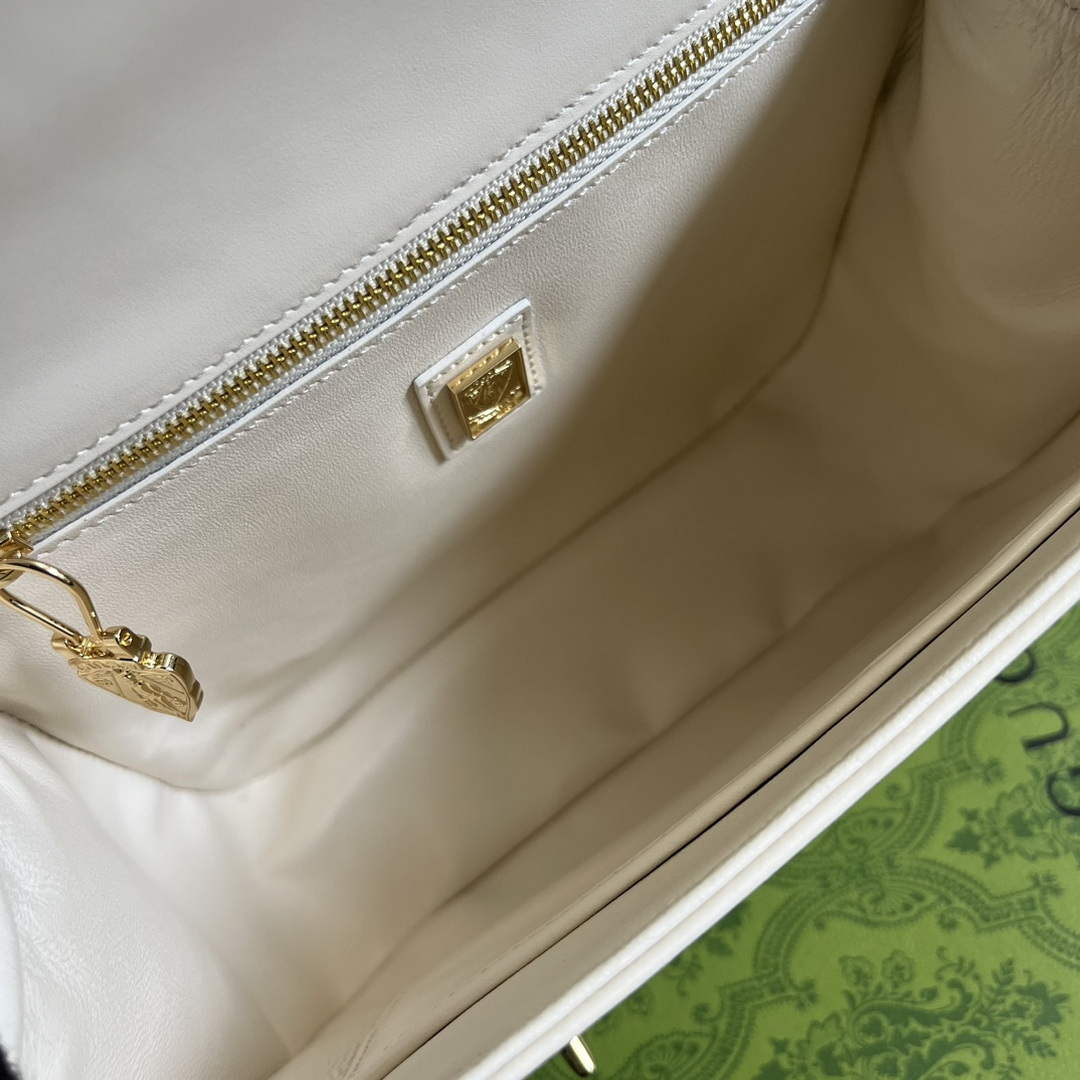 Gucci 740988 Equestrian inspired shoulder bag White - Default Title - View 9