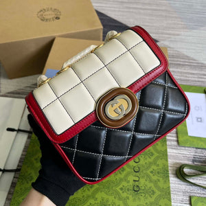 Gucci ?741457 Gucci Deco Mini Shoulder Bag Red&white - Default Title - View 7