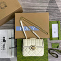 Gucci 741457 Gucci Deco mini shoulder bag White