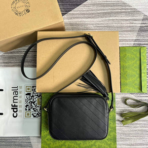 Gucci 742360 Gucci Blondie Small Shoulder Bag Black - Default Title - View 2