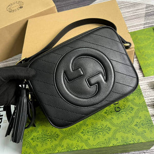 Gucci 742360 Gucci Blondie Small Shoulder Bag Black - Default Title - View 4
