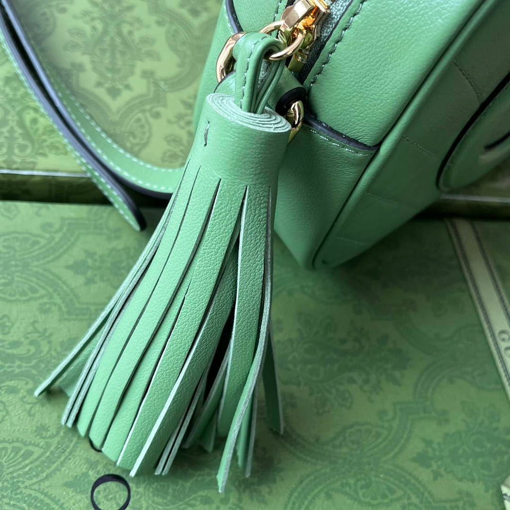 Gucci 742360 Gucci Blondie Small Shoulder Bag Green