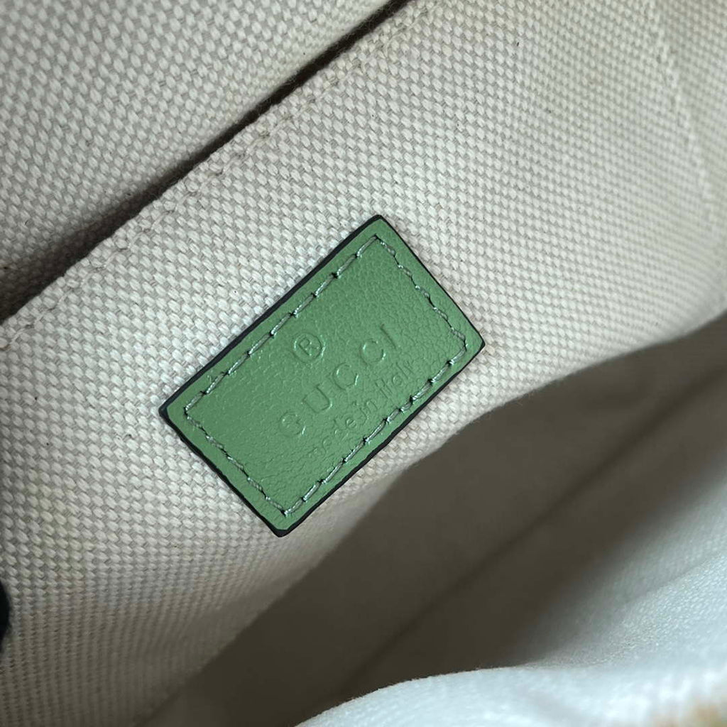 Gucci 742360 Gucci Blondie Small Shoulder Bag Green
