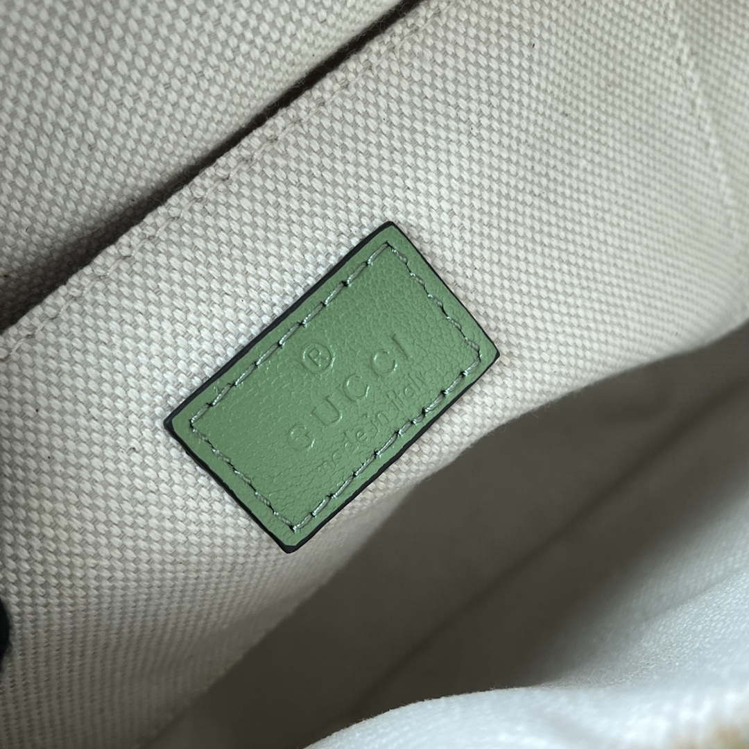 Gucci 742360 Gucci Blondie Small Shoulder Bag Green