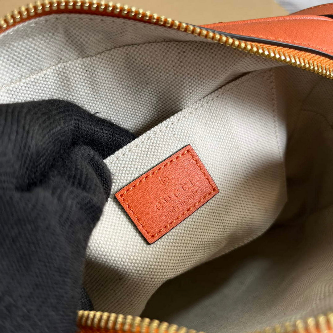 Gucci 742360 Gucci Blondie Small Shoulder Bag Orange - Default Title - View 9