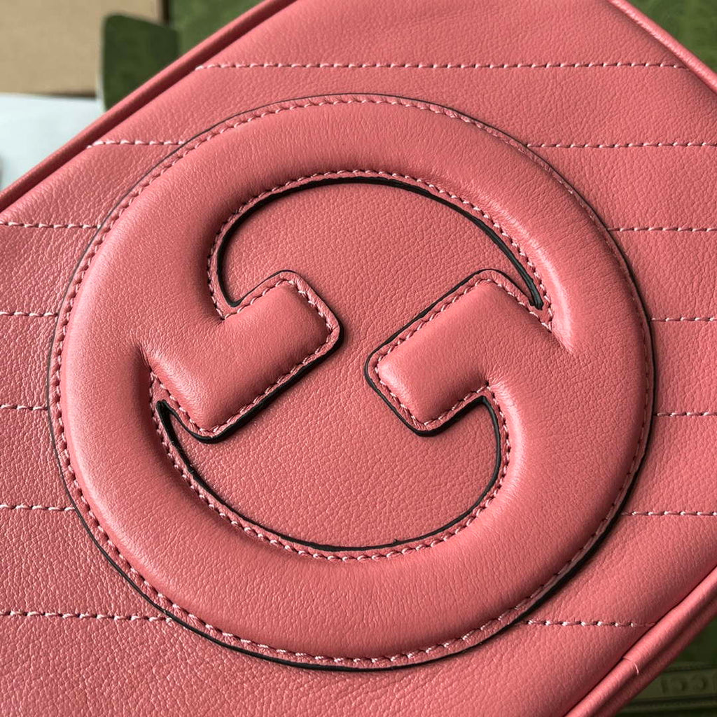Gucci 742360 Gucci Blondie Small Shoulder Bag Pink