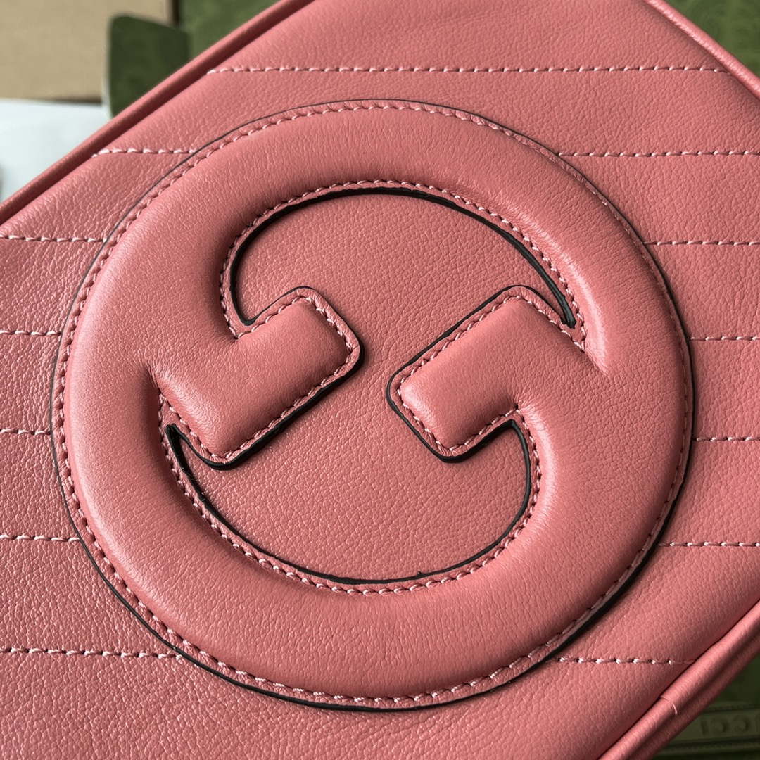 Gucci 742360 Gucci Blondie Small Shoulder Bag Pink - Default Title - View 6