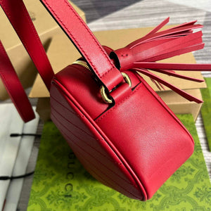 Gucci 742360 Gucci Blondie Small Shoulder Bag Red - Default Title - View 3