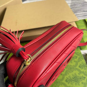 Gucci 742360 Gucci Blondie Small Shoulder Bag Red - Default Title - View 7