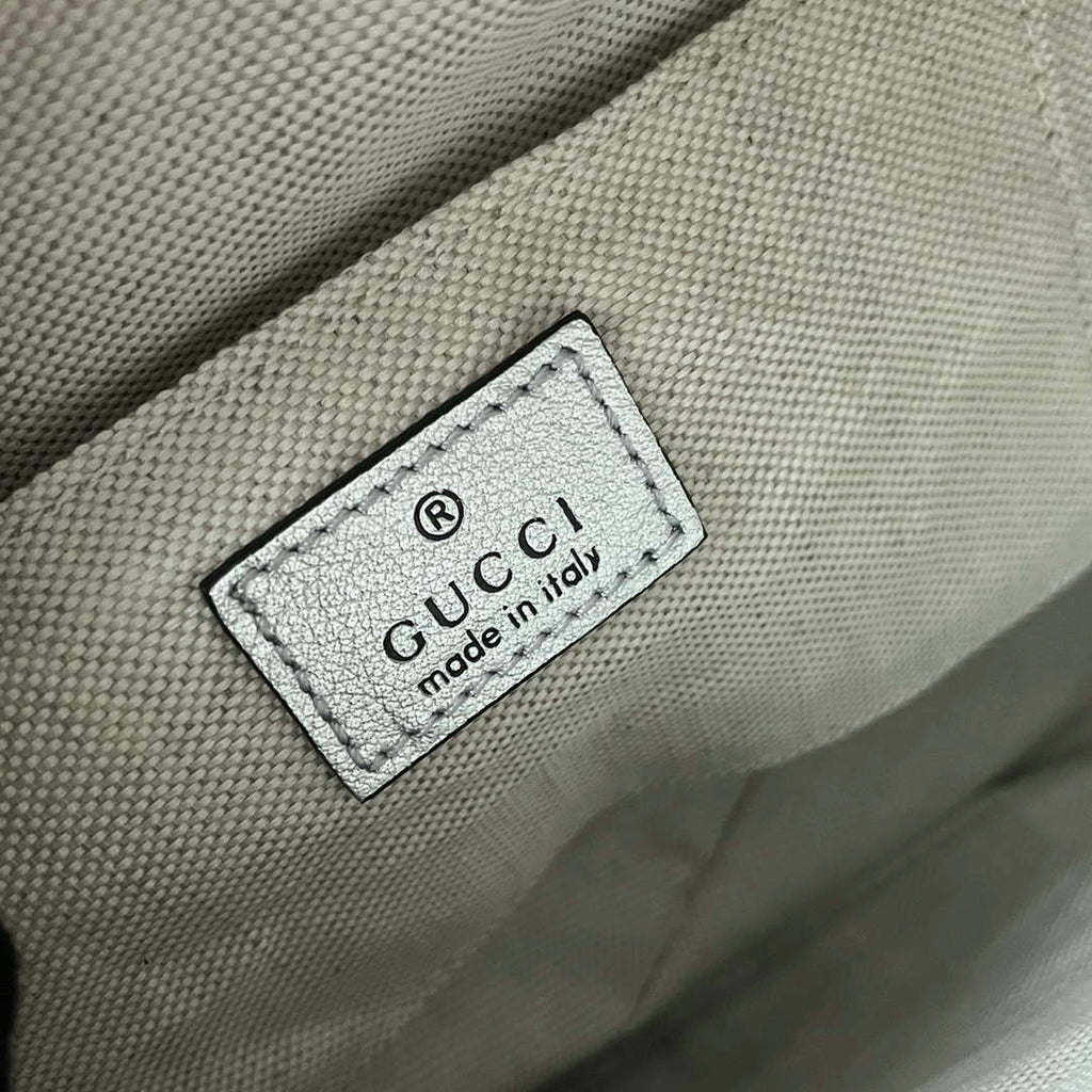 Gucci 742360 Gucci Blondie Small Shoulder Bag Silver