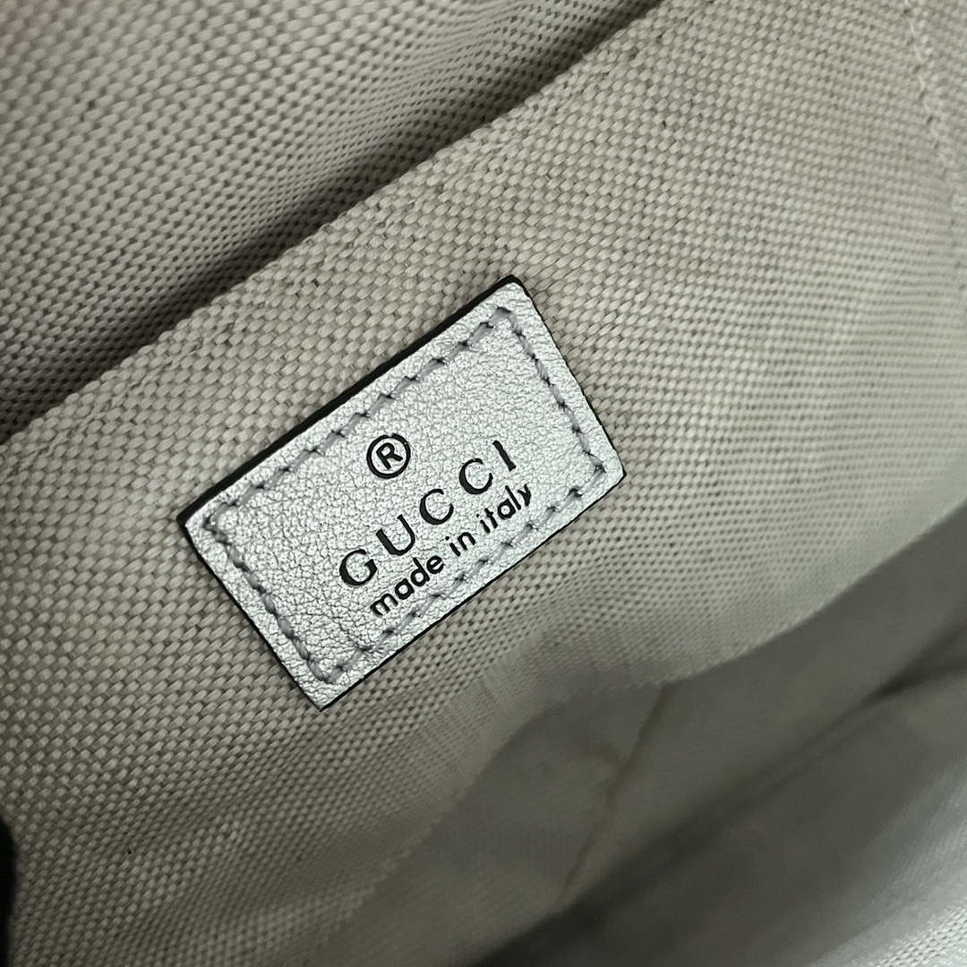 Gucci 742360 Gucci Blondie Small Shoulder Bag Silver