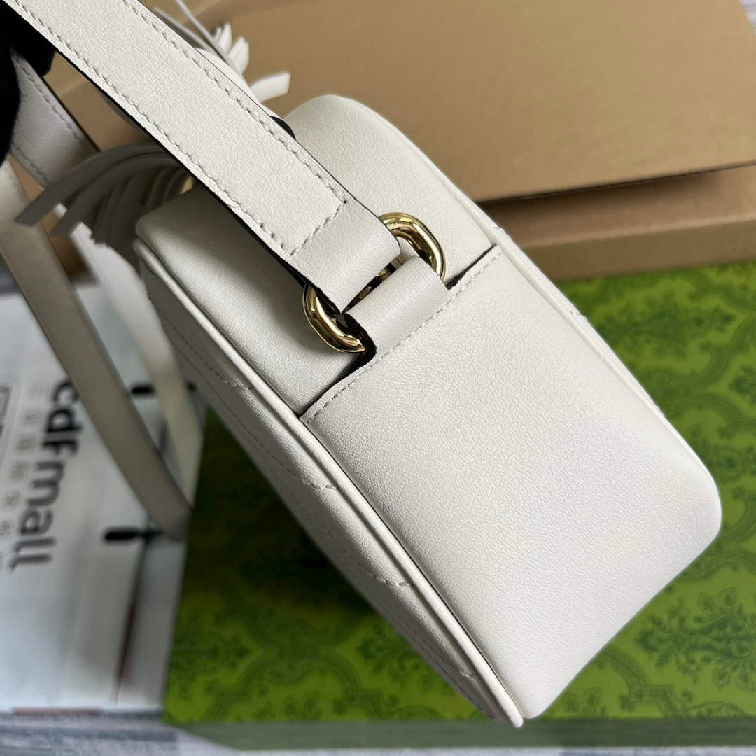 Gucci 742360 Gucci Blondie Small Shoulder Bag White - Default Title - View 3