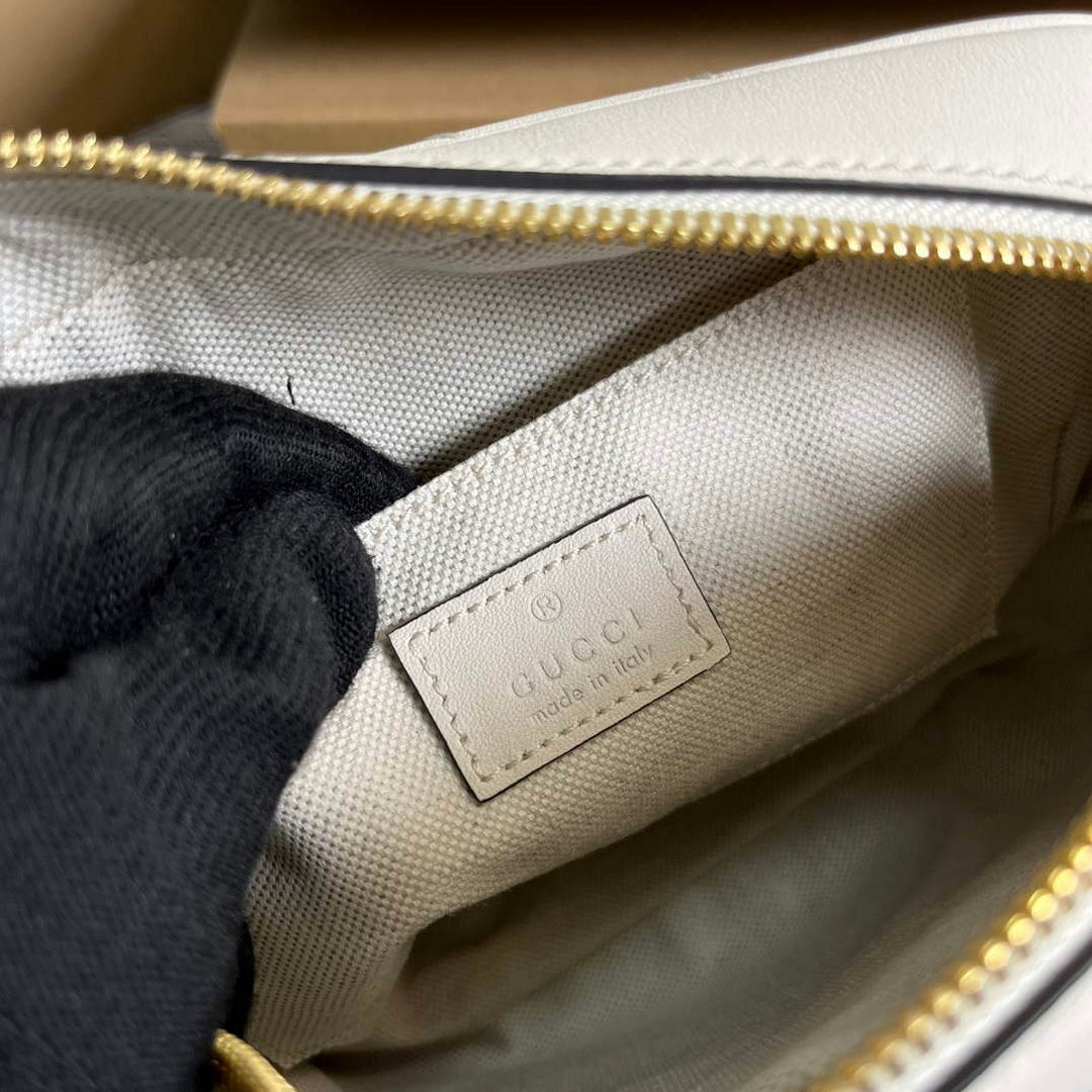 Gucci 742360 Gucci Blondie Small Shoulder Bag White