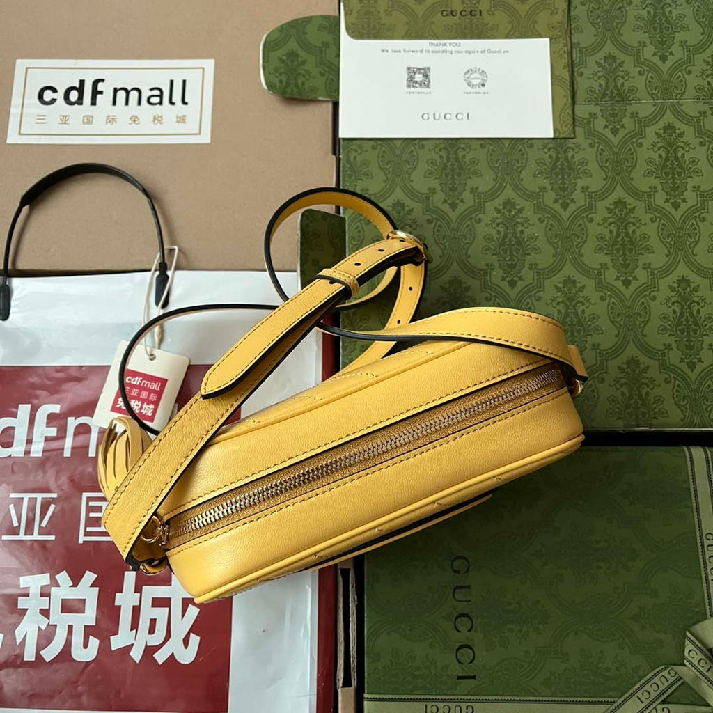 Gucci 742360 Gucci Blondie Small Shoulder Bag Yellow