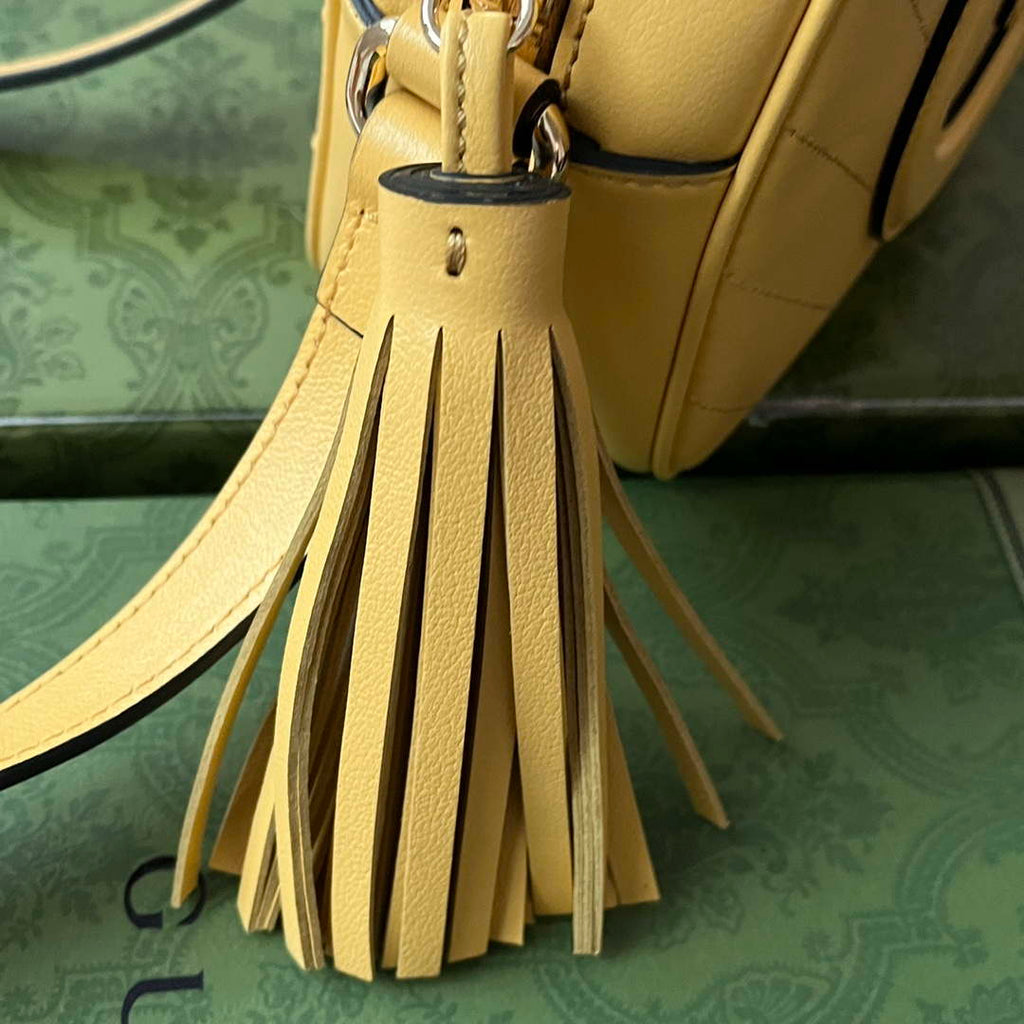 Gucci 742360 Gucci Blondie Small Shoulder Bag Yellow