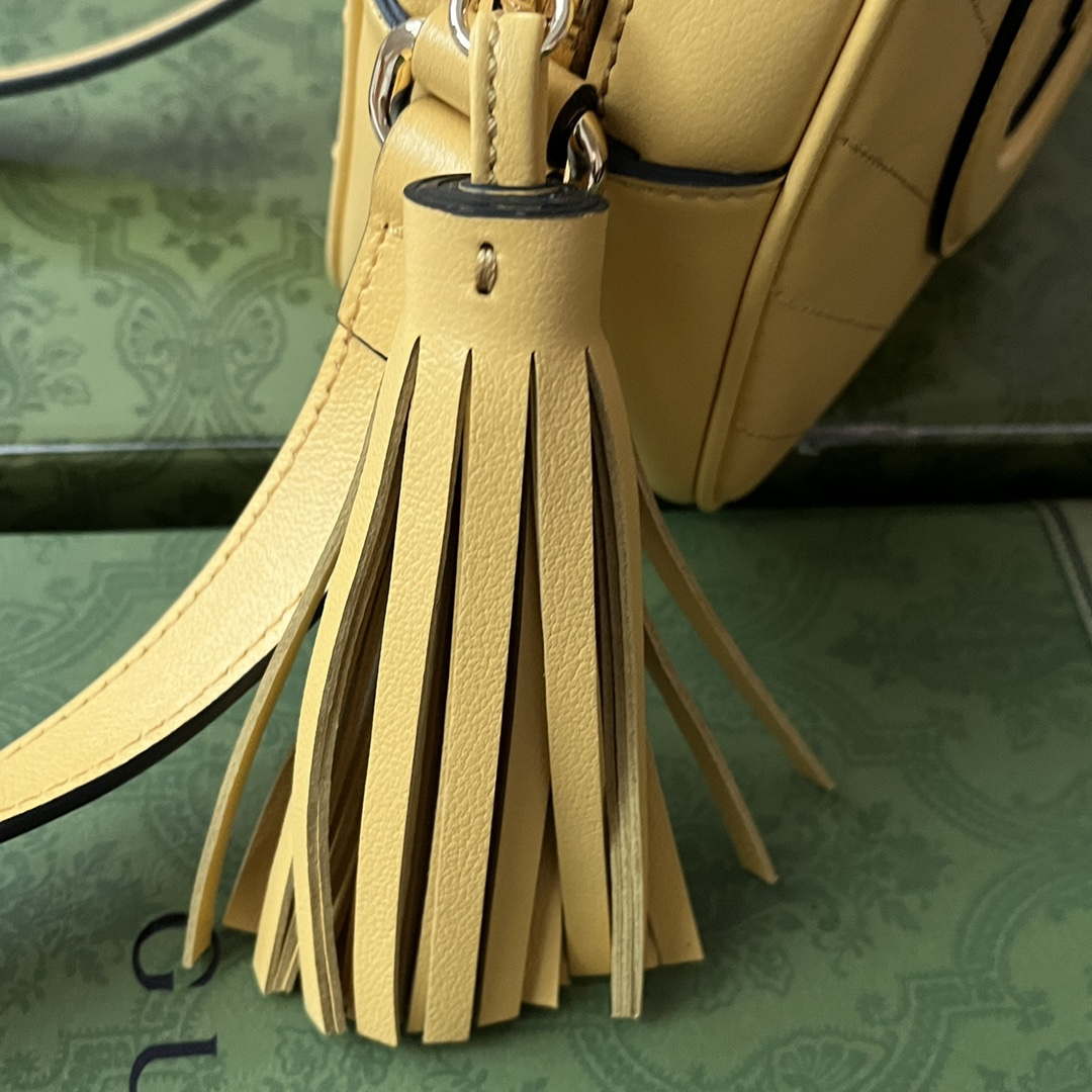 Gucci 742360 Gucci Blondie Small Shoulder Bag Yellow