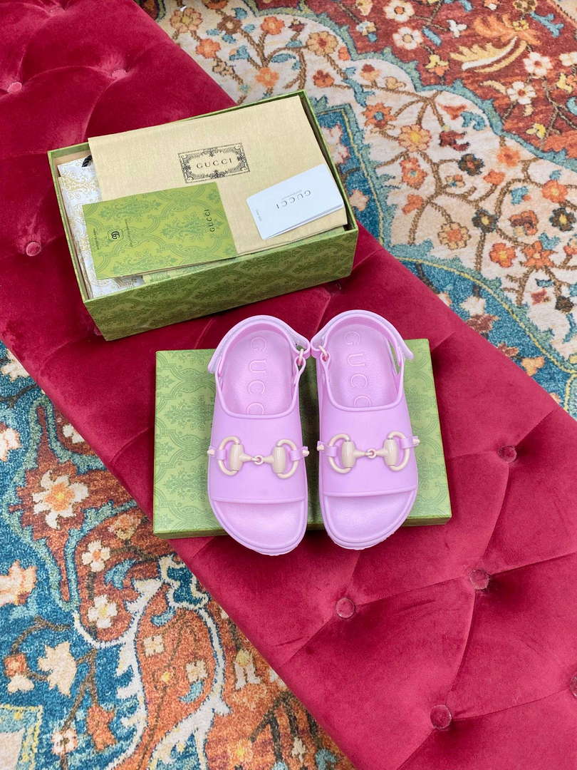 Gucci 742435 Women's Horsebit Flatform Sandal G38243 - US 4=Euro 35 - View 3