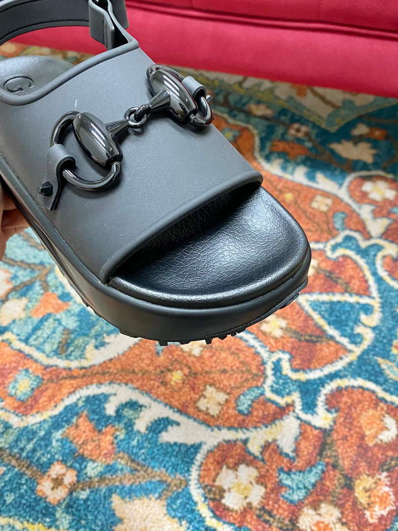 Gucci 742435 Women's Horsebit Flatform Sandal G38246