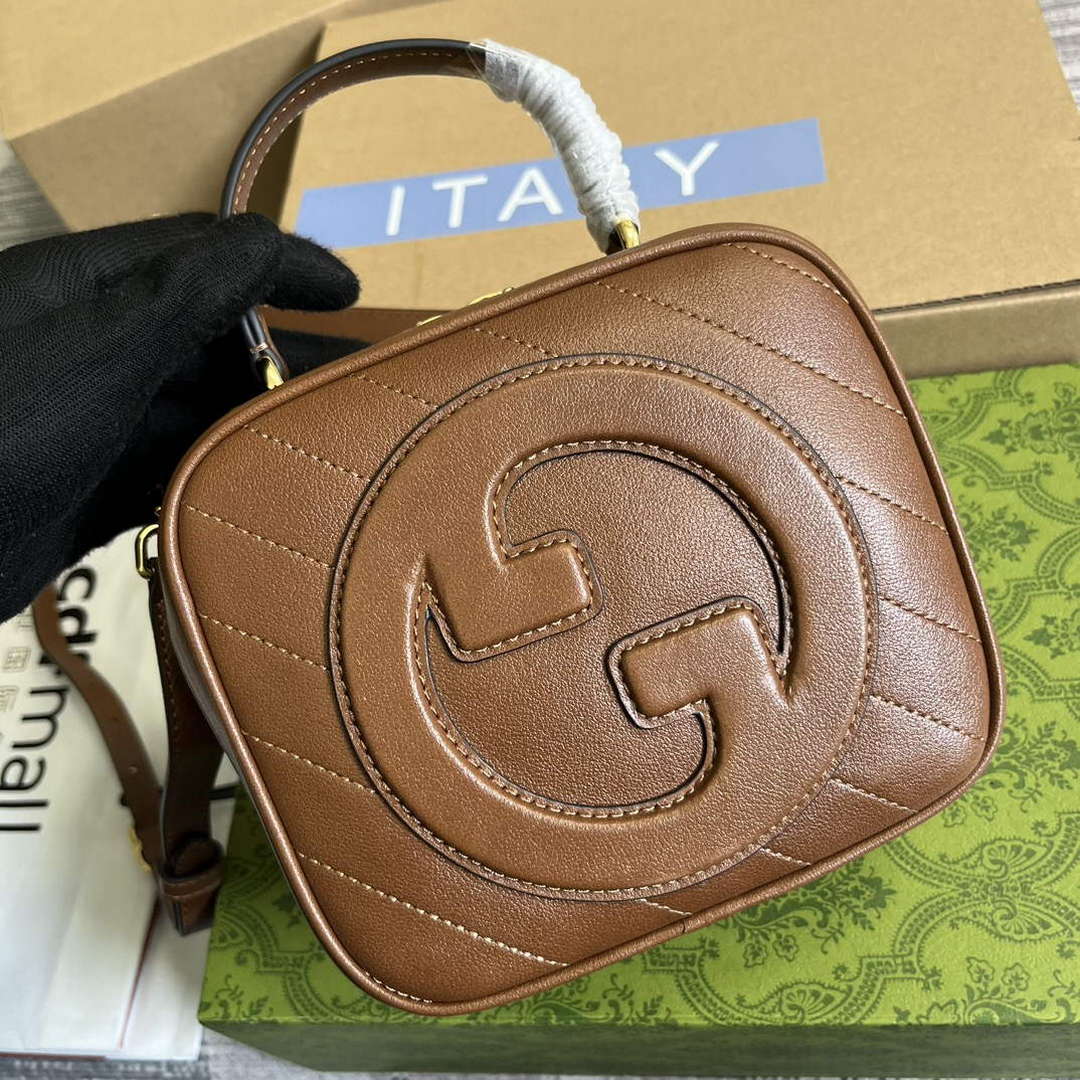 Gucci 744434 Gucci Blondie Top Handle Bag Cuir - Default Title - View 4