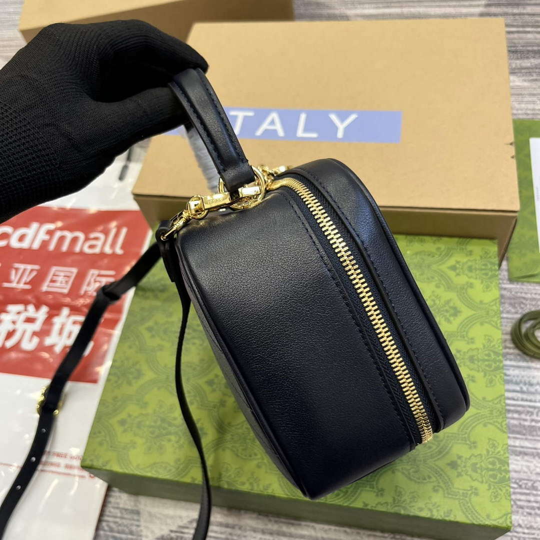 Gucci 744434 Gucci Blondie Top Handle Bag Navy blue - Default Title - View 3