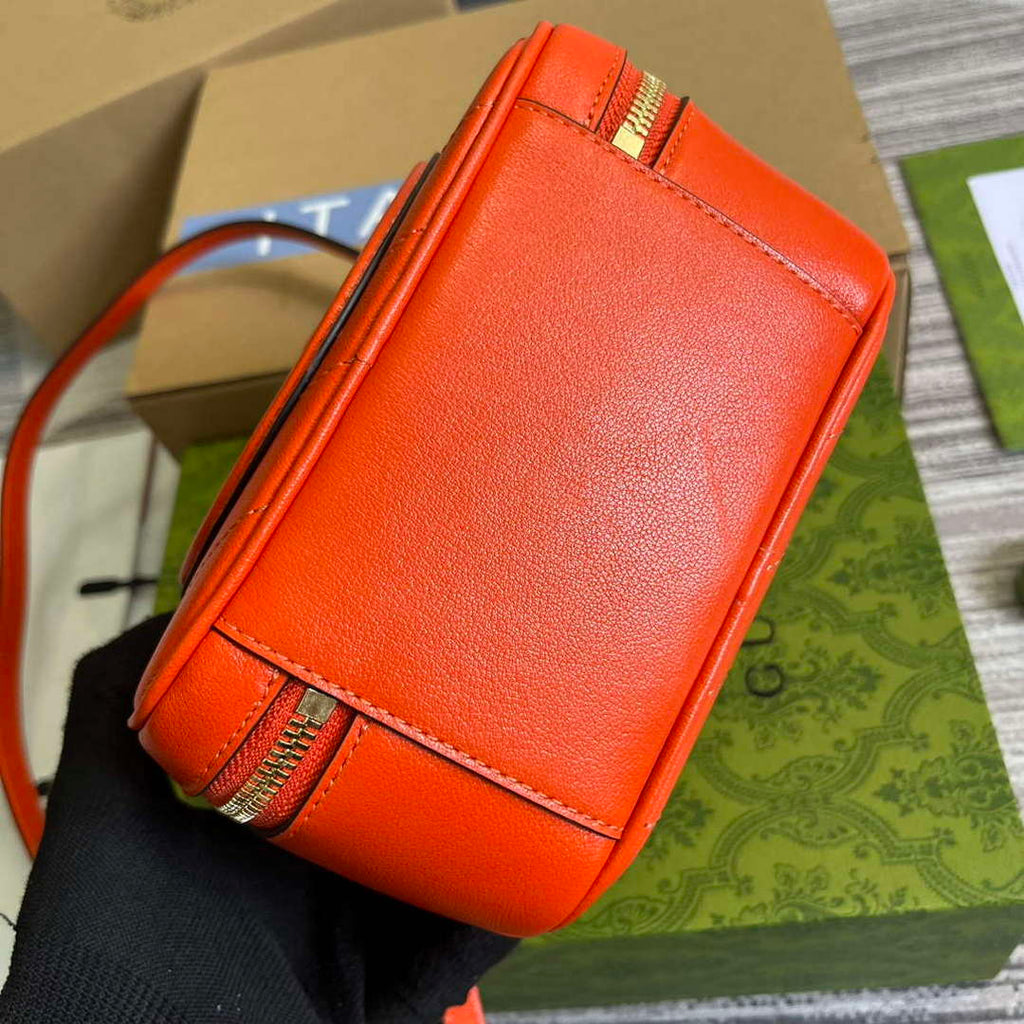 Gucci 744434 Gucci Blondie Top Handle Bag Orange
