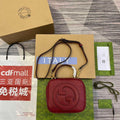 Gucci 744434 Gucci Blondie Top Handle Bag Red - Default Title - View 1