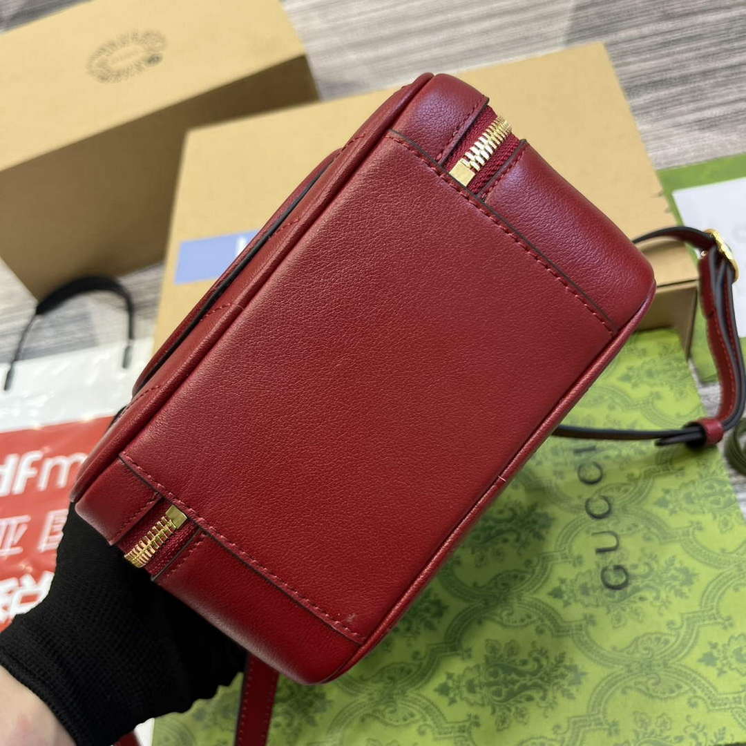 Gucci 744434 Gucci Blondie Top Handle Bag Red - Default Title - View 5