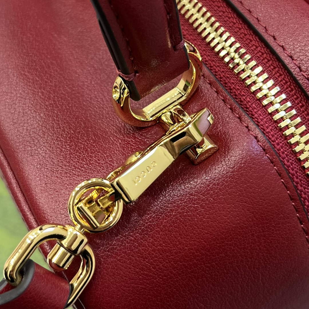 Gucci 744434 Gucci Blondie Top Handle Bag Red - Default Title - View 8