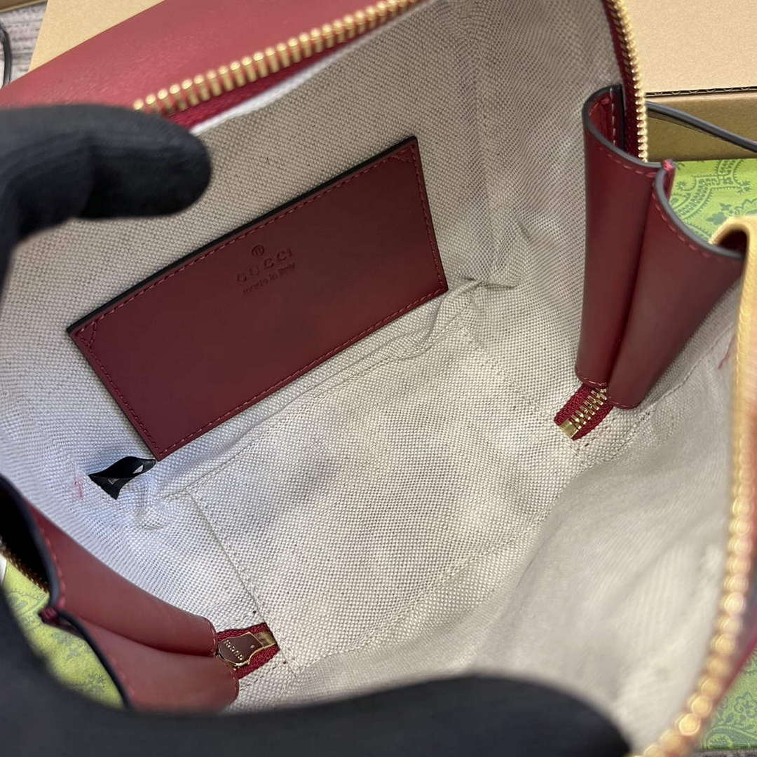 Gucci 744434 Gucci Blondie Top Handle Bag Red
